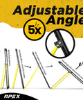 Volleyball Rebounder Net 7 By 4 Foot With Adjustable Angles For Pro Style Practice And Training Versatile Rebound Surface