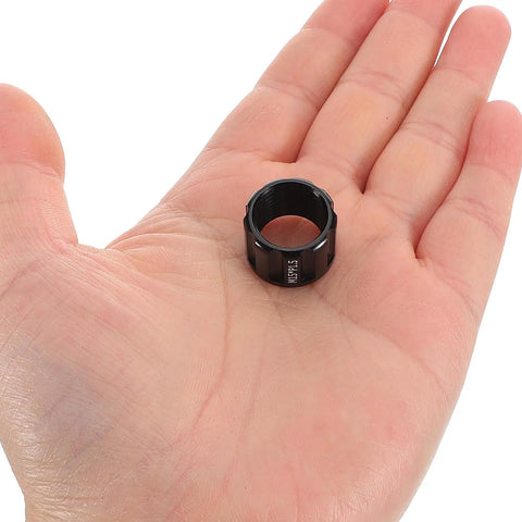 Aluminum Alloy Bicycle Axle Cap for Front and Rear Wheel Hubs Easy Install Hub Nut Replacement for Electric Bikes in hand