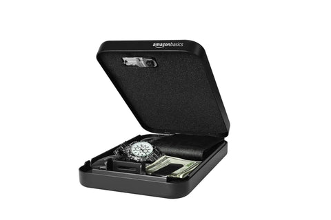 Heavy Duty Portable Security Case Lock Box Safe With Combination Lock For Documents And Valuables Anti Pry Steel Build Foam Padded Interior