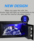 Open Safe Box With Sensor Light And Digital Lock For Home Use, Wall Or Cabinet Mounted Money Safe To Protect Cash Jewelry Passport