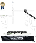 Game Changing Golf Stance And Alignment Training Aid For Left And Right Handed Players, Adjustable Stance Width, with accessories
