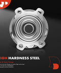 Front view of Two Rear Wheel Bearing And Hub Assembly For Ford Escape 2013 2019 And Lincoln MKC 2015 2019 AWD Only With 5 Lug