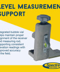 C50 Rod Clamp With Quick Release For CR600 HR400 HR500 Receivers Durable Survey Gear Accessory featuring bubble vial