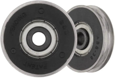 Two Pack Tandem Roller Assembly For Sliding Glass Doors Replacement And Patio Glass Door Repair Fix Smooth Sliding With Durable Wheel Set Compatible With DR-269-SP, steel 1 1/4-inch rollers