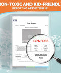 Test report showing BPA free certification and non-toxic safety, confirming Legit Silicone Baby Proofing Edge Guards And Corner Protectors.
