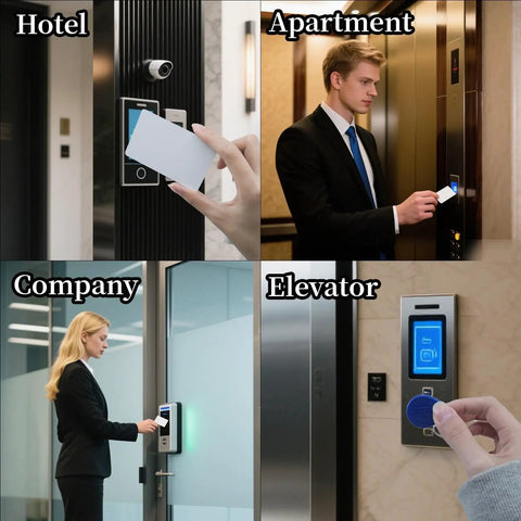 All In One Multi Frequency RFID Reader And Writer X100 For Boss Level Access Control in hotel, apartment, company, elevator scenes