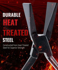 Hand Seamers Sheet Metal Tools Set with 3 pliers, heat-treated steel for strength, bending and flattening metal, close-up detail.