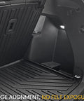 All Weather TPE Cargo Mat With Backrest Mats For Volkswagen Atlas 6 And 7 Seat SUV 2018 2026 Trunk Liner Custom Fit