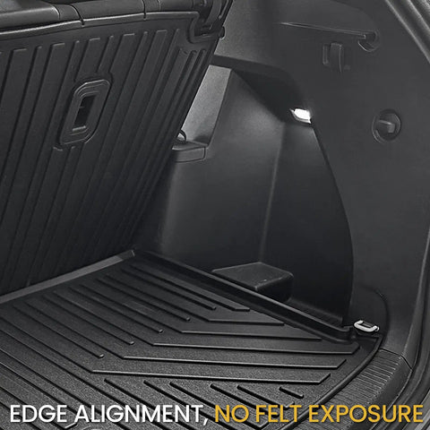 All Weather TPE Cargo Mat With Backrest Mats For Volkswagen Atlas 6 And 7 Seat SUV 2018 2026 Trunk Liner Custom Fit