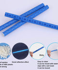 Blue Colorful Reflective Spoke Wraps Kit For Bikes 84 Pieces 7 Sets No Trim Wheel Skins Reflectors with ABS material