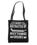 Dragon Boat Racing Tote Bag For Paddlers And Coaches With Dope Drums Design in black, featuring drum and paddler graphics.