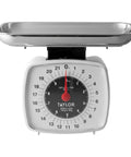 Old School Analog Kitchen Scale With Tare Function Mechanical Food Scale 22 Lb Capacity Multicolor Dial Bold Display