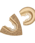 Do It All Oscillating Saw Blades Set for Wood Plastic Metal Semicircular High Carbon Steel Multitool Attachments close-up