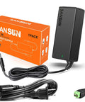 12V 5A Power Supply Adapter 120V AC To DC 12V 60W With 5.5x2.1mm Jack and cables in packaging