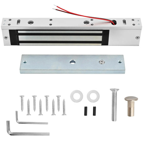 Beefy Heavy Duty Waterproof 12V DC Magnetic Door Lock With 600LBS Holding Force Surface Mount for metal and wood doors indoors