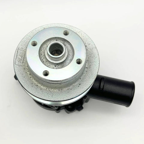 Top Shelf Water Pump Assembly And Coolant Pump Replacement For Kohler KDI2504 KDI1903 TCR Engines, overhead view of heavy-duty aluminum assembly.