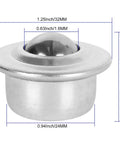 Sixteen Pack Five Eighth Inch Roller Ball Transfer Bearings 1.25 inch diameter with size specifications visible