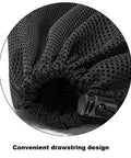 Close-up of Pond Pump Mesh Bags 2 Pack For Pond Biofilters And Aquarium Filtration, 12.2 X 15.9 Inches Drawstring detail