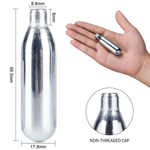 8 Gram And 12 Gram CO2 Cartridges For Paintball And Airsoft Pro Grade High Pressure CO2 Powerlets For Air Guns BB Guns Pepper Guns