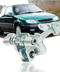 Peugeot Front Door Check Hinge 206 1998 2010 Front Left Right Side Door Stopper Strap 9181 C2 shown with a green Peugeot 206