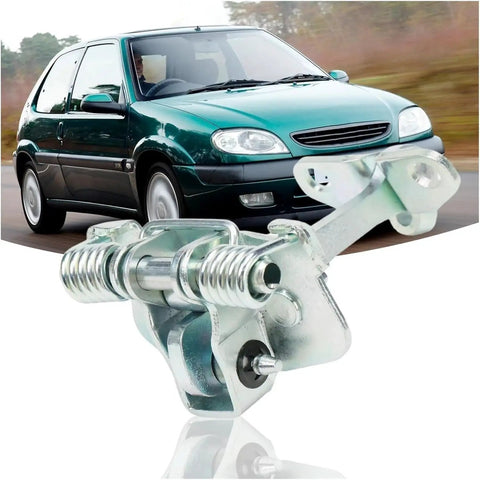 Peugeot Front Door Check Hinge 206 1998 2010 Front Left Right Side Door Stopper Strap 9181 C2 shown with a green Peugeot 206