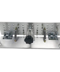 Heavy Duty Knife Beveling Jig With No Sweat Adjustment And Built Like A Tank 7075 Aluminum Body for quick belt sander sharpening.