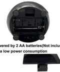 Fly Swatter And Battery Powered Food Spinning Fans Set Of 2 battery compartment back view with cover detached