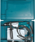 Beefy Three Quarter Inch Hammer Drill With LED Light, 6.6 Amp Power, in case with cord and handle, tool storage view