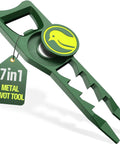 Seven In One Metal Golf Divot Tool With Magnetic Ball Marker And Tee Height Setter Includes Bottle Opener Groove Cleaner Putting Alignment And Club Tee A Durable Green Accessory Gift For Men And Women.