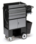 Heavy Duty Rolling Utility Cart With Four Drawers For Trades And Warehouses Snag Everything Inside Roll On Smooth Casters Portable Shop Organizer Built Like A Tank For The Daily Grind, featuring four drawers and a sturdy design.