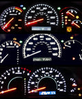 White T5 74 LED Bulb Dash Lights With PC74 Twist Socket Dimmable For Car Instrument Panel Maps And Dome Lighting Ultra Bright 100lm 12V Long Lasting Lighting Upgrade installed in car dashboard gauges