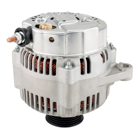 Alternator Replacement For Jeep Wrangler 2001 To 2006 4.0L V6 OE Quality Fits 13876N 56041864AB shown from side view