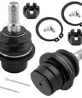 2 Pack Front Lower Ball Joints For Ford Expedition 2007 To 2018, F 150 2009 To 2014 Excluding Raptor, Lincoln Navigator 2007 To 2018, Replacement Part K500008, OE Grade, Heavy Duty, Easy Install, Front Left And Right, black metal set