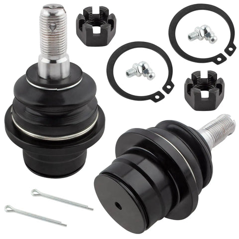 2 Pack Front Lower Ball Joints For Ford Expedition 2007 To 2018, F 150 2009 To 2014 Excluding Raptor, Lincoln Navigator 2007 To 2018, Replacement Part K500008, OE Grade, Heavy Duty, Easy Install, Front Left And Right, black metal set
