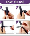 Expandable Braided Cable Sleeve And Heat Shrink Tube Kit With Self Adhesive Nylon Cable Ties And Reusable Fastening Ties shown in use