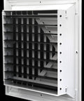 Premium 12x12 HVAC Vent Cover One Way Aluminum Ceiling Diffuser Square, showing powder coat finish and scratch resistant edges