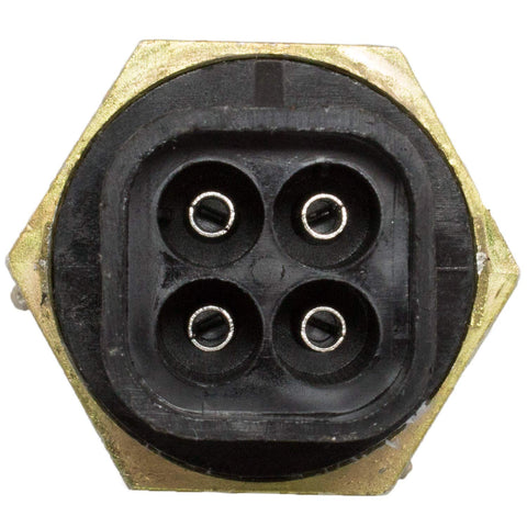 Close-up of connector pins on Fuel Injection Idle Air Control Valve For Smooth Idle Easy Install Quick Engine Response And Precise Idle Speed Control When Load Changes With Onboard Computer Managed Pintle Adjustment