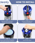 Installation guide for 4 Pack Replacement Filters For WindTunnel Upright Vacuum Cleaners UH71250 UH72630 UH72625