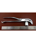 9.2 Inch Leather Craft Shoemaker Pincers And Lasting Hammer Pliers Tool For Cobbler Saddler Work, 235 mm length with metal ruler