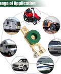 Top Post 12V Battery Disconnect Switch Isolator Kill Switch for Cars, Trucks, Boats, RVs, ATVs, and Marine Use with range of application