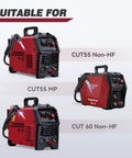 Suitable plasma cutters for IPT60 Plasma Cutter Torch Consumables .045 Inch Tip Set for 50-60A, showing CUT55 Non-HF, CUT55 MP, CUT60 Non-HF.