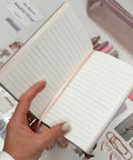 Aesthetic Stationery Gift Set 22 Piece Bundle With Journal Box Blush Pink Includes Pencil Pouch Pens Eternal Pencil Stickers