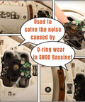 Quiet O Ring Replacement Kit For Fixed Smart Sleeper Bassinet Motor Ultimate DIY Repair Kit With Large O Ring For Roller And Small O Rings A And B For Bolts To Stop Noise And Restore Smooth Glide For Your Baby Sleep System. bassinet motor o-ring wear repair