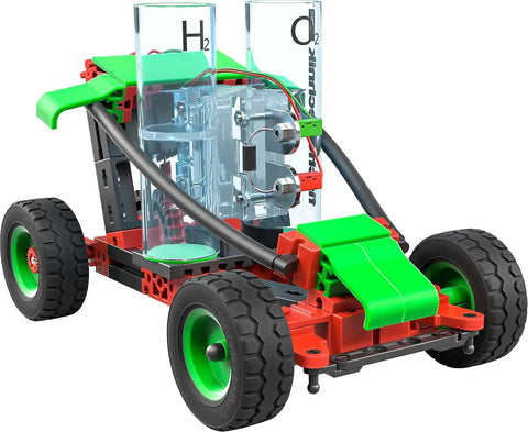 H2 Fuel Cell Car Construction Kit Pro Edition With 117 Parts Futuristic Electrolysis Powered Vehicle STEM Learning For Expert Builders Hands On Engineering Fun Made In Germany, assembled model