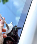 Windshield Saver Repair Kit For DIY Chip And Star Fix On Laminated Windshields, Repairs Up To One And A Quarter Inches Diameter in use