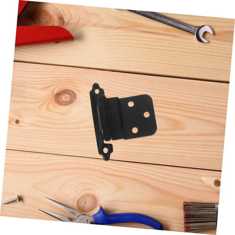 Self Close Spring Door Hinge 3 By 8 Inch Metal Cabinet Hinge Black Auto Closing For Kitchen Cabinets And Home Furniture Doors