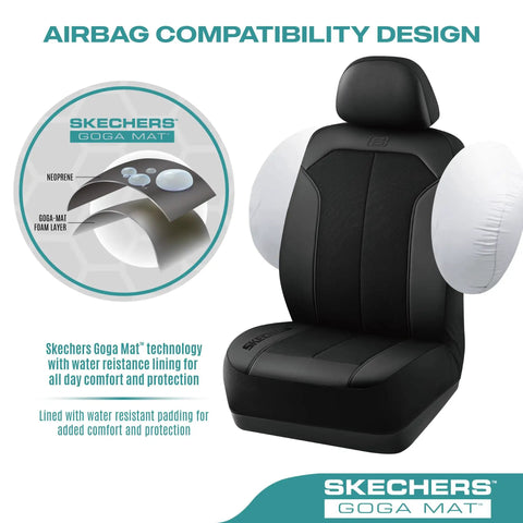 GOGA Mat Oxford Cloth Waterproof Front Seat Covers For Most Cars, SUVs And Trucks Universal Fit All Season Protection