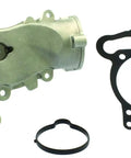 Heavy Duty Engine Water Pump With Precision Gaskets For Buick Encore Chevy Cruze Sonic And Trax, showing metal pump and gaskets.