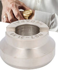 Close-up of Watch Opener Die For Case Back Removal 31.5Mm Alloy Steel Tool with watch in background.