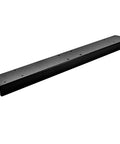 Three Mailbox Spreader Bar For One Post, Built Tough 12 Gauge Steel With Black Powder Coat, shown from an angled side view